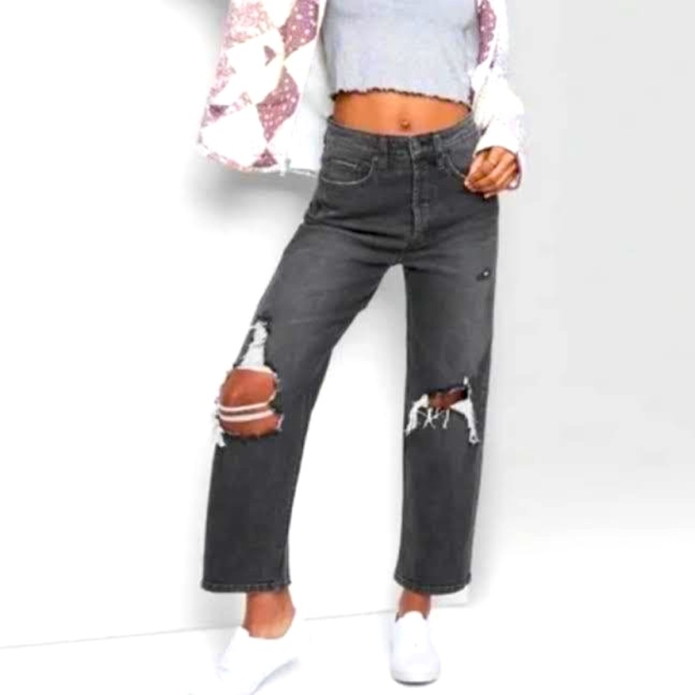 Wild Fable Distressed Black Jeans